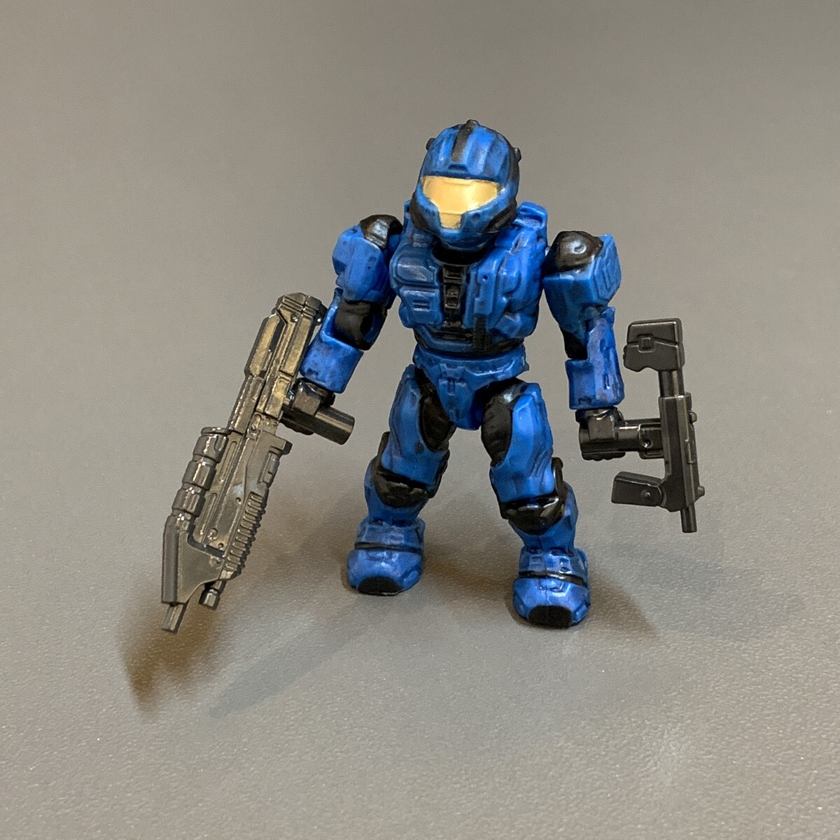5x HALO MEGA BLOKS UNSC COBALT BLUE CQB SPARTAN MINI FIGURE 97001