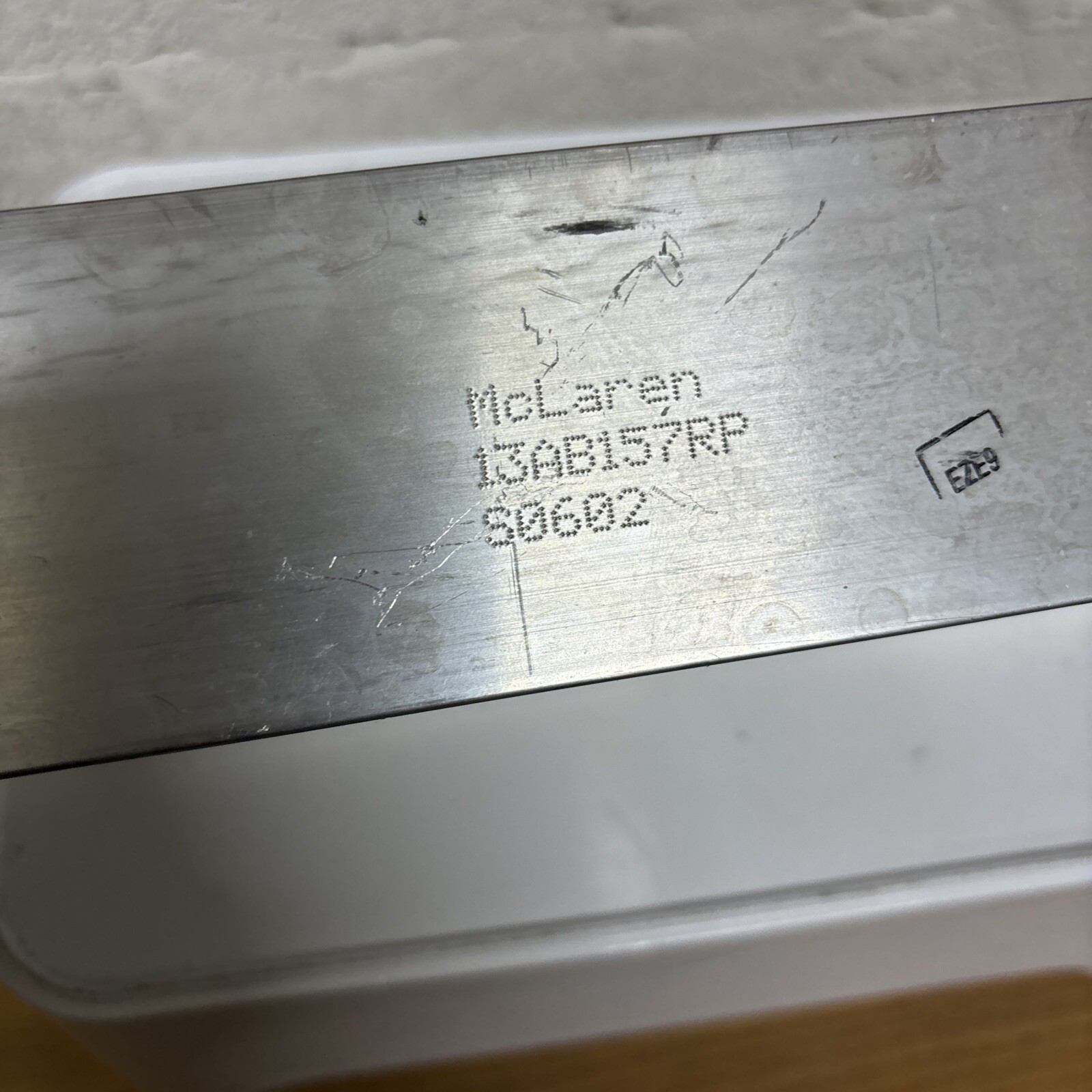 McLaren 600LT Front Bumper Reinforcement P/N 13AB157RP GENUINE OEM #304