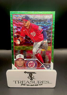 Cesar Hernandez 238/499 Green Foil 2023 Topps Series 1 #244