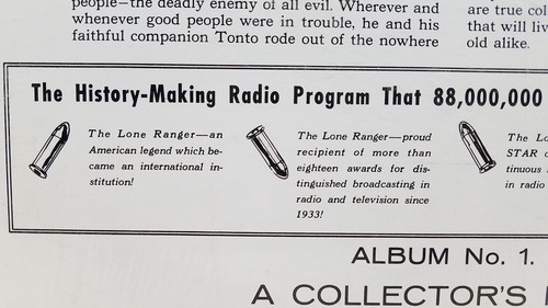 1960er THE LONE RANGER ALBUM VINYL LP RADIO BROADCAST ABENTEUER NUMMER 1 & 2 - Bild 20 von 23