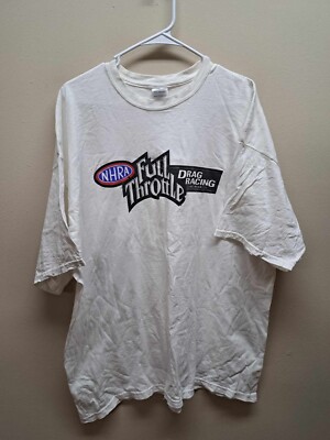 NHRA Full Throttle Drag Racing Series T-Shirt Men's XXL SHIPS WORLDWIDE