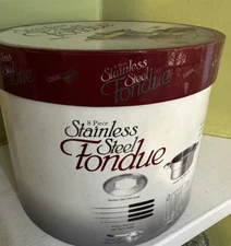 Casa Moda Stainless Steel 8 Piece Fondue Set