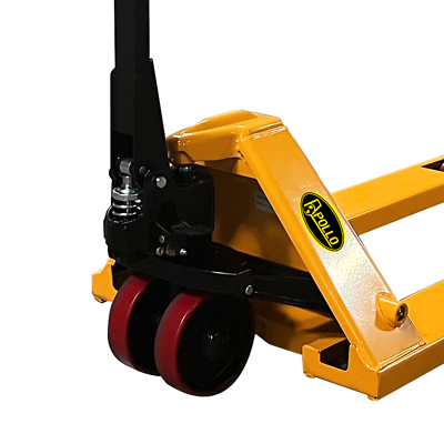 Affordable Price PU 180-50 Hand Pallet Truck Drive Wheel, Red and Black, 7x2 Inch, Warranty Included