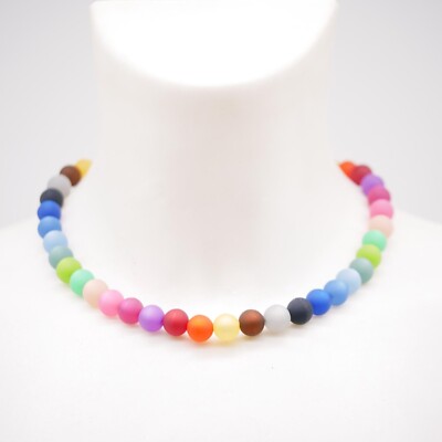 Polaris Regenbogenkette ''Color Explosion'' 10 mm Statement