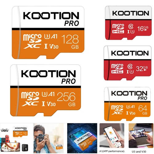 1-10PAck Lot 16GB 32GB 64GB 128GB 256GB Ultra Micro SD Class 10 TF Memory Card