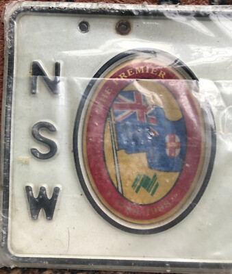 Australia NSW New South Wales Bicentennial license plate 1788-1988