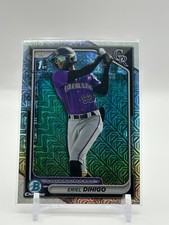 Eriel Dihigo 2024 Bowman Chrome #BCP-200 1st Prospect Mojo Refractor Rockies