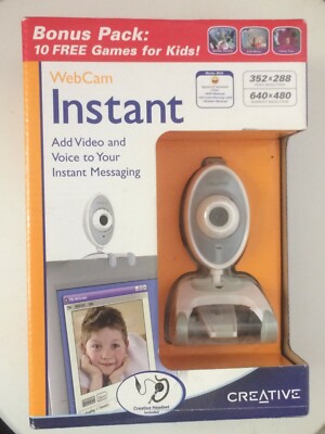 Creative labs Webcam VF0040WM New in the box  Free shipping