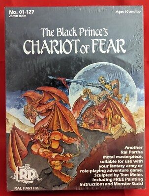 Ral Partha 01-127 - The Black Prince's chariot of Fear (Sealed, Mint)