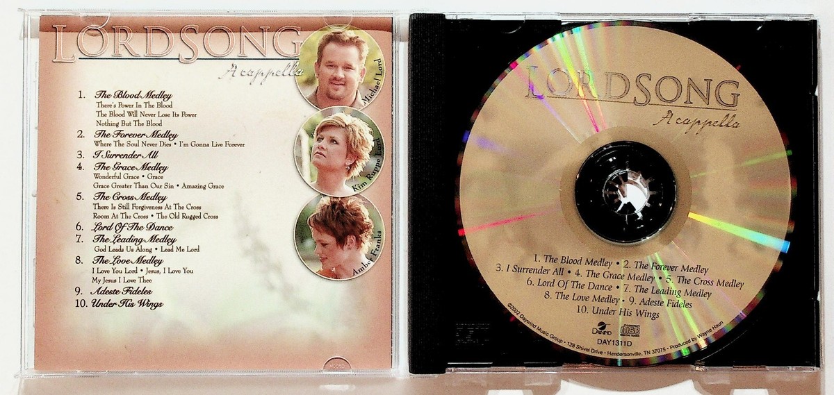 Lordsong A Cappella CD 2002 Christian Gospel Hymns Acapella Out of