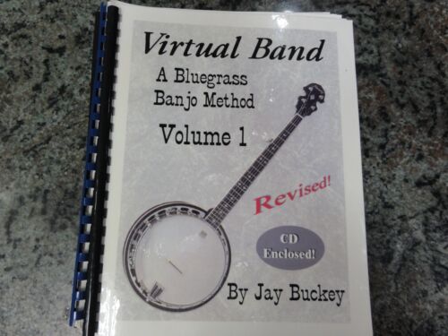 Virtual Band Banjo 4 Books and 5 CDS Bluegrass Banjo Method - Foto 3 di 21