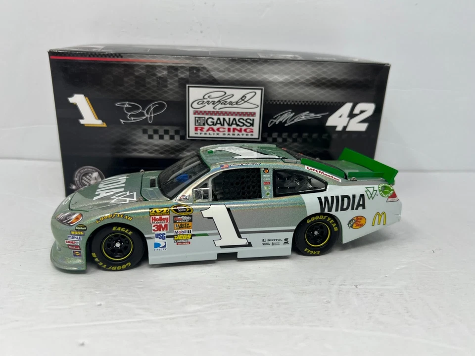 Lionel Nascar #1 Jamie McMurray WIDIA 2011 Chevy Impala Flashcoat 1:24 Diecast Foto 2 de 4
