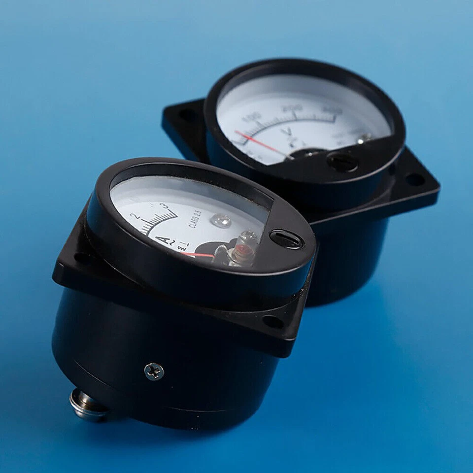 Voltmeter DC Messinstrument Einbau analog Panel Meter Amperemeter DE. - Bild 3 von 4