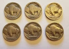 Lot of 6, (1) 1920's, (4) 1930's (1) hard to read Buffalo Nickels