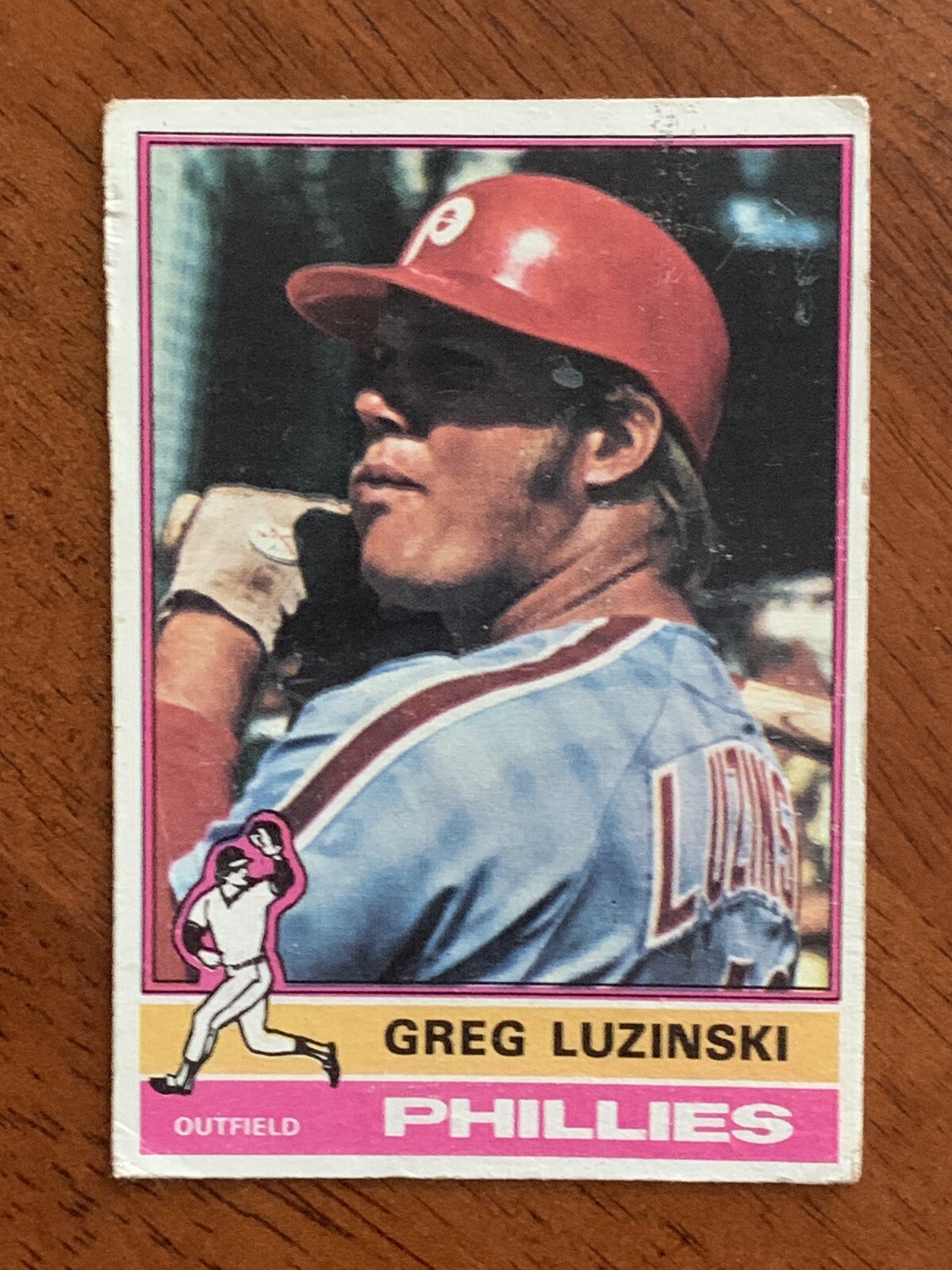 1976 Topps #610 - Greg Luzinski, Philadelphia Phillies - VG/Ex
