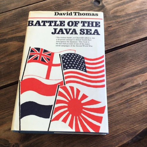 Rare 1st Edition SIGNED Copy Of Battle Of The Java Sea By David Thomas