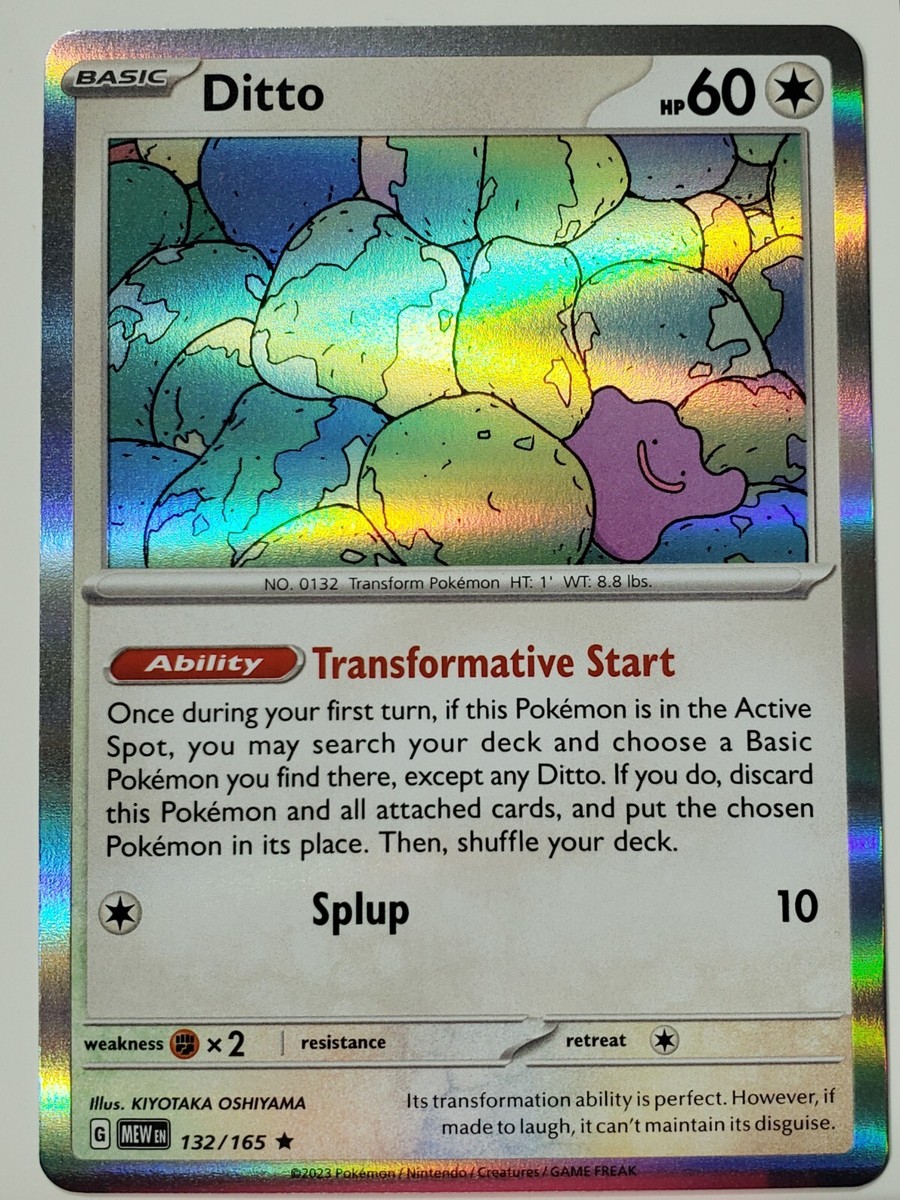 holographic ditto card value 151 PokeArtica AI Artwork Custom Card main image 0