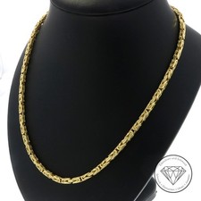 Wert 9.000,- Schmale K&ouml;nigs Kette 585 / 14 Kt Gelb Gold 62,0 cm xxyy