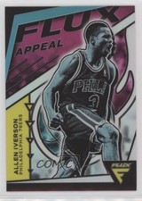 2020-21 Panini Flux Flux Appeal Silver Prizm Allen Iverson #19 HOF 0y9y