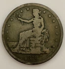 1876-S Trade Dollar Silver Ungraded Approximately Good Details