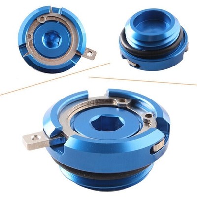 Blau M27×3 Öl Füllstoff Kappe für Yamaha Road Star Warrior XVS1700 2002-2009
