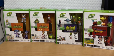 4  APPGEAR Figurine Games Akodomon Alien Jailbreak Mysterious Ray Gun New