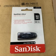 Sandisk Ultra 32GB USB 3.0 Flash Drive Black