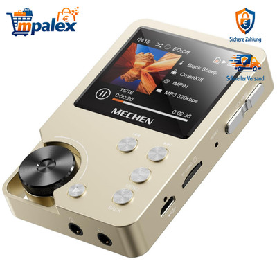 MECHEN M30 Hi-Res MP3 Player 64GB DSD FLAC Verlustfrei DAC Touchscreen Gold