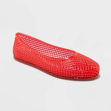 Women's Isabella Jelly Flats - Wild Fable™ Red size 11