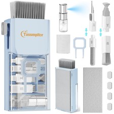 Keyboard Cleaner Laptop Cleaning Kit, Compact Morandi Light Blue
