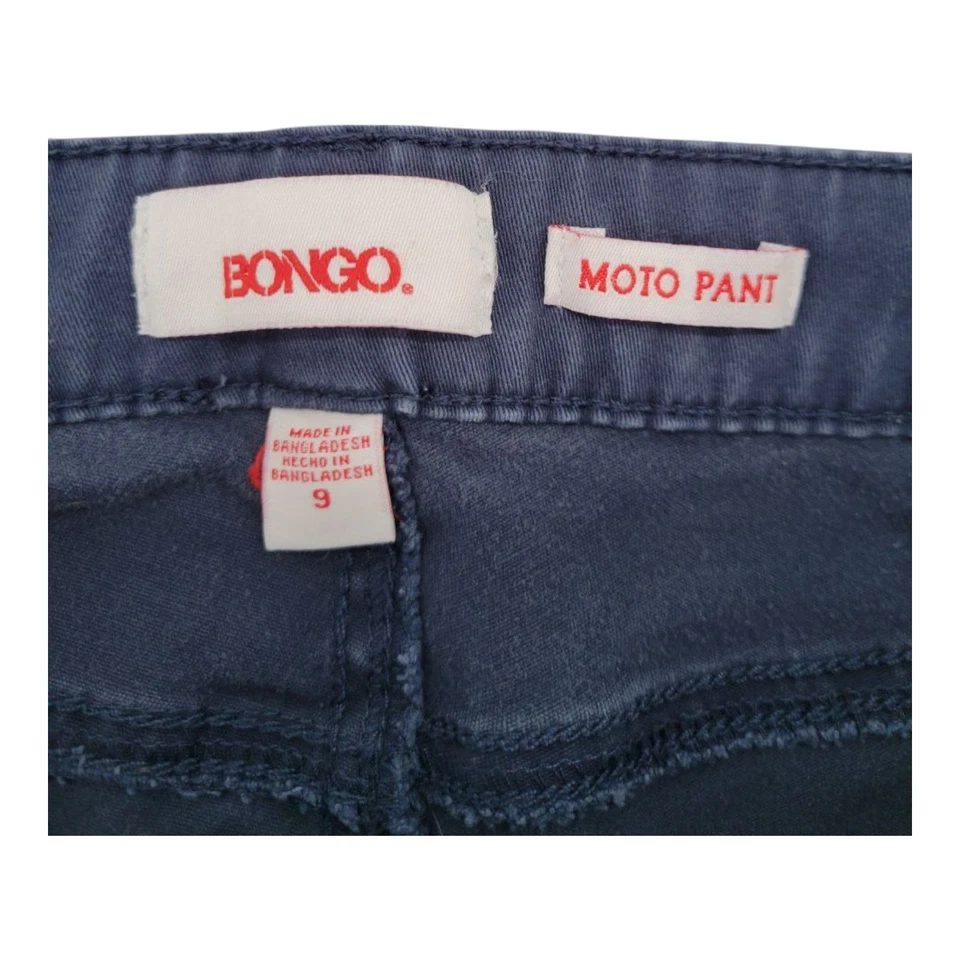 Бонго Moto брюки синий молнии кромки узкие джинсы женщин размер 9 - Изображение 3 из 4