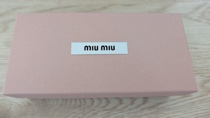 EMPTY REPLACEMENT BOX ONLY - Miu Miu Small Shallow Rectangle Box - 6" x 4" x 2"