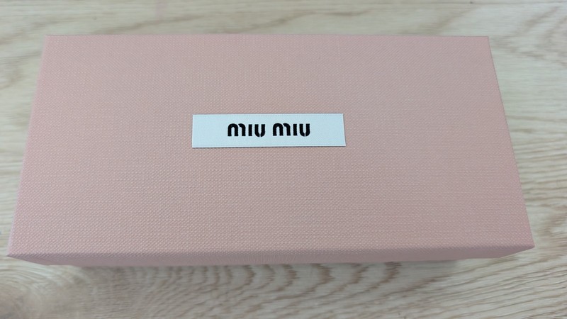 EMPTY REPLACEMENT BOX ONLY - Miu Miu Small Shallow Rectangle Box - 6" x 4" x 2"