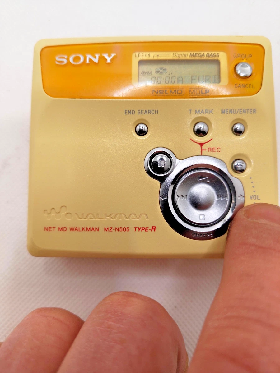 Sony Minidisc MZ-R55 Walkman Portable Enregistreur / Lecteur+Disques
