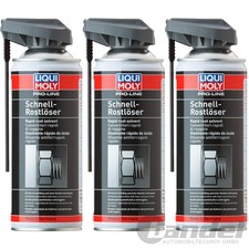 3x 400ml LIQUI MOLY PRO-LINE SCHNELLROSTL&Ouml;SER SPRAY L&Ouml;SER ROSTSCHUTZ ANTIROST