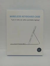 Funbiz Compatible for iPad 10th Generation Case with Keyboard Folio Cover Blue