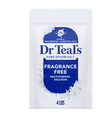 Dr Teal's Epsom Salt Magnesium Soak, Fragrance Free, 4 lbs