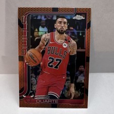 Topps Chrome Basketball Border Refractor 2025-26 Chris Duarte #83 Chicago Bulls