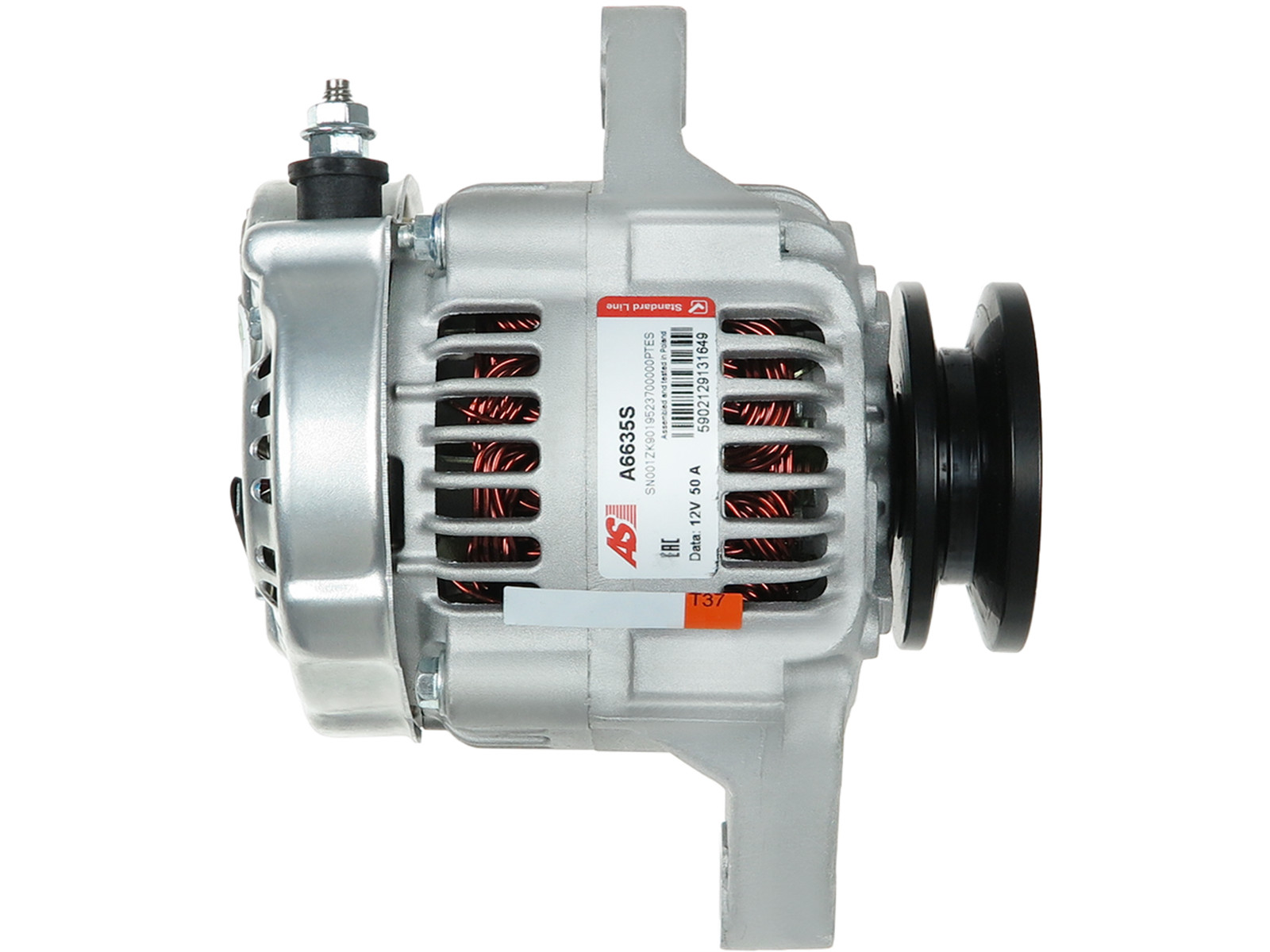 Brand New Alternator 12V 50A w/AP L146mm OD44mm PL_3303 Fits DENSO