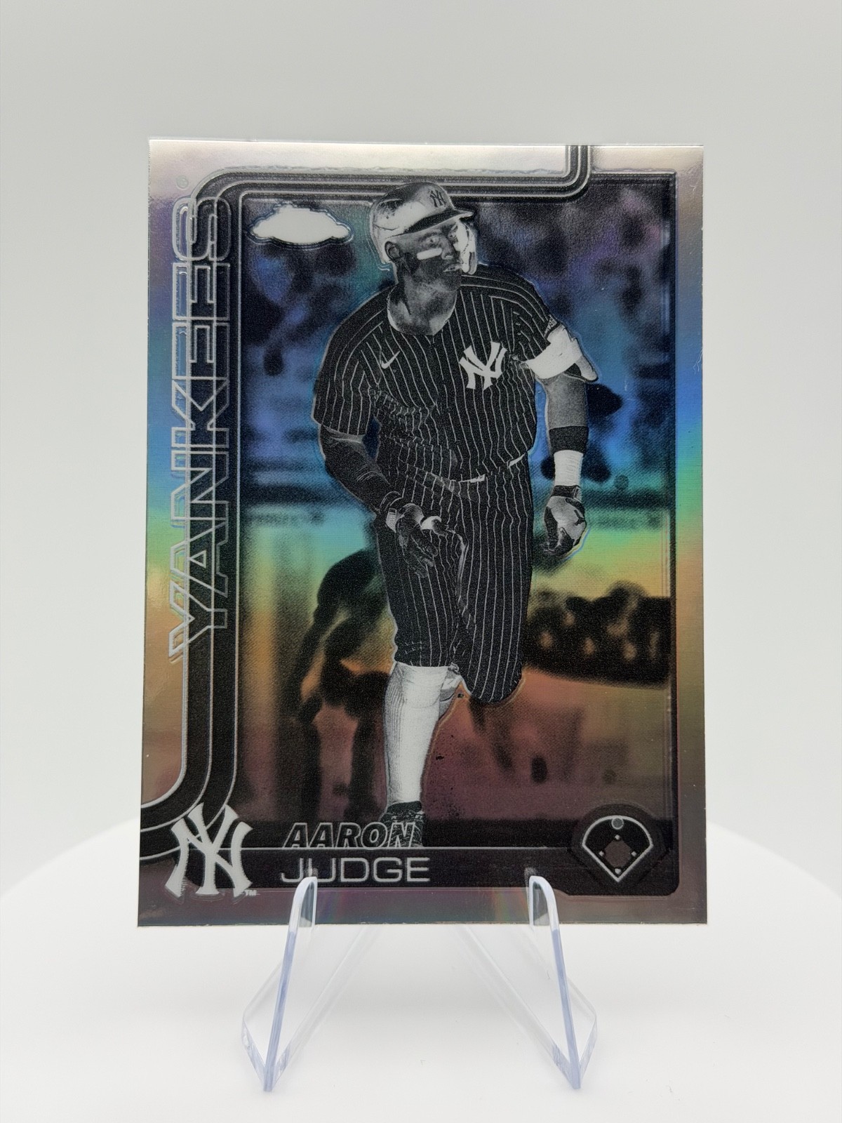 2025 Topps Chrome Aaron Judge #99 Negative Refractor