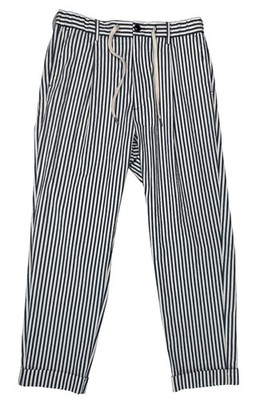 Todd Snyder Traveler Trouser Pants Seersucker Stripe Blue Cotton Blend sz S New