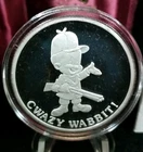 1990 Elmer Fudd Proof 50th 1oz Silver Box/COA Warner Brothers by Rarities Mint