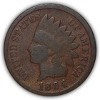 1894 Indian Head Cent Good G Coin #25595
