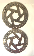 Bicycle Disc Brake Rotor Stainless Steel 6 Hole Lot of 2 NOS