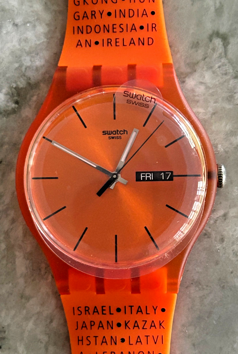 Swatch Club Special – Pumpkin Rebel - SUOZS06 – 2011 - Limited