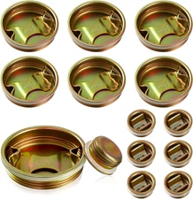 12 Pack Steel Plug Drum Bung 2 and 3/4 Inch Bung Hole Cap 55 Gallon Metal Drum C
