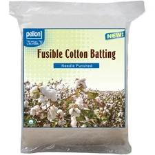 Pellon H-4560P  Fusible Cotton Batting-Crib Size 45"X60" FOB: MI