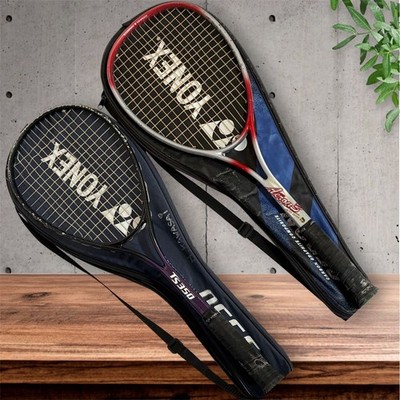 This is a set of two YONEX soft tennis rackets, sold as a bundle.