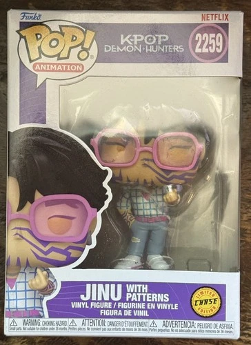 Funko Pop! Animation: Kpop Demon Hunter - Jinu with Patterns # 2259 Check Photos