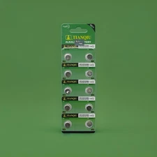 10 pk AG11 LR721H 362A 361 362 LR721 G11 LR58 Hg0% Alkaline Button Cell EXP 2028